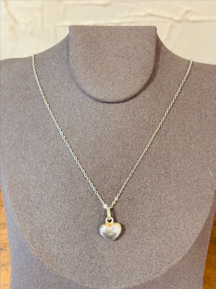 925실버 빈티지 하트 펜던트 목걸이 3--7