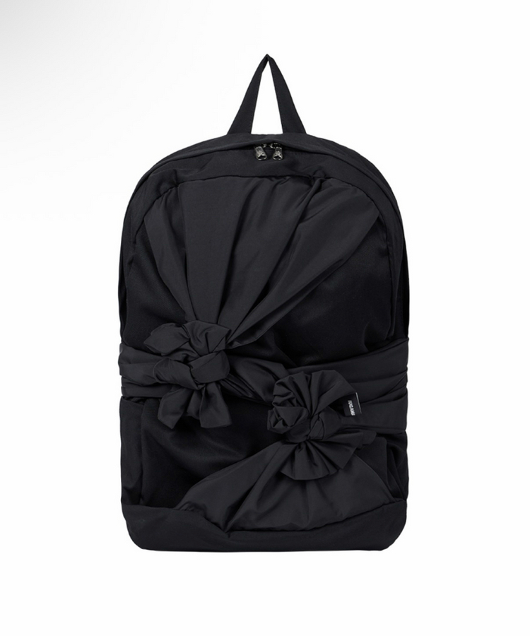 이우가마카라스 Knotted Backpack (Black) 이미지