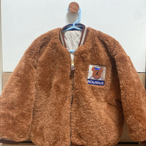 리미떼두두 베어 리버시블 퍼자켓 뽀글자켓 s