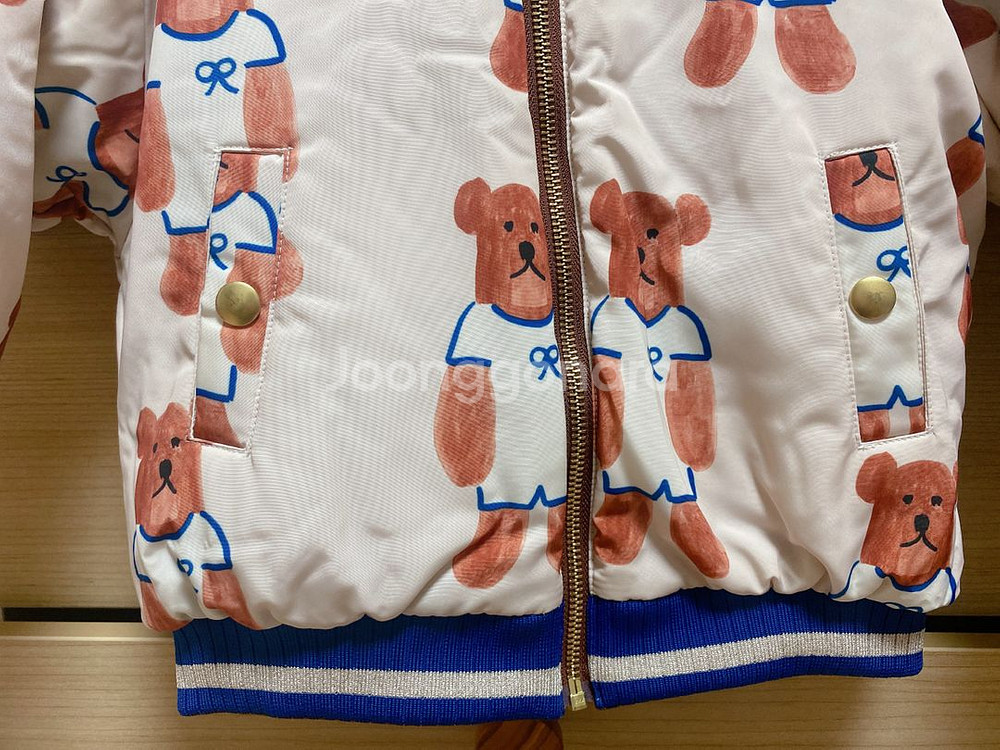 리미떼두두 베어 리버시블 퍼자켓 뽀글자켓 s--1