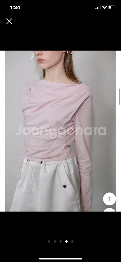 로제프란츠 핑크 오프숄더 새상품--3