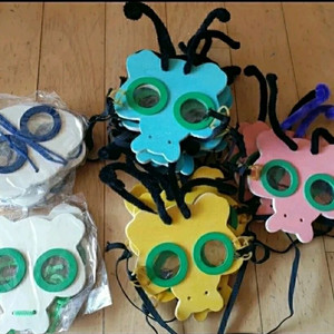 (낱개 구매 가능) 곤충의 눈 체험 키트 만화경 가면 아이들 만들기 숲체험 자연체험학습