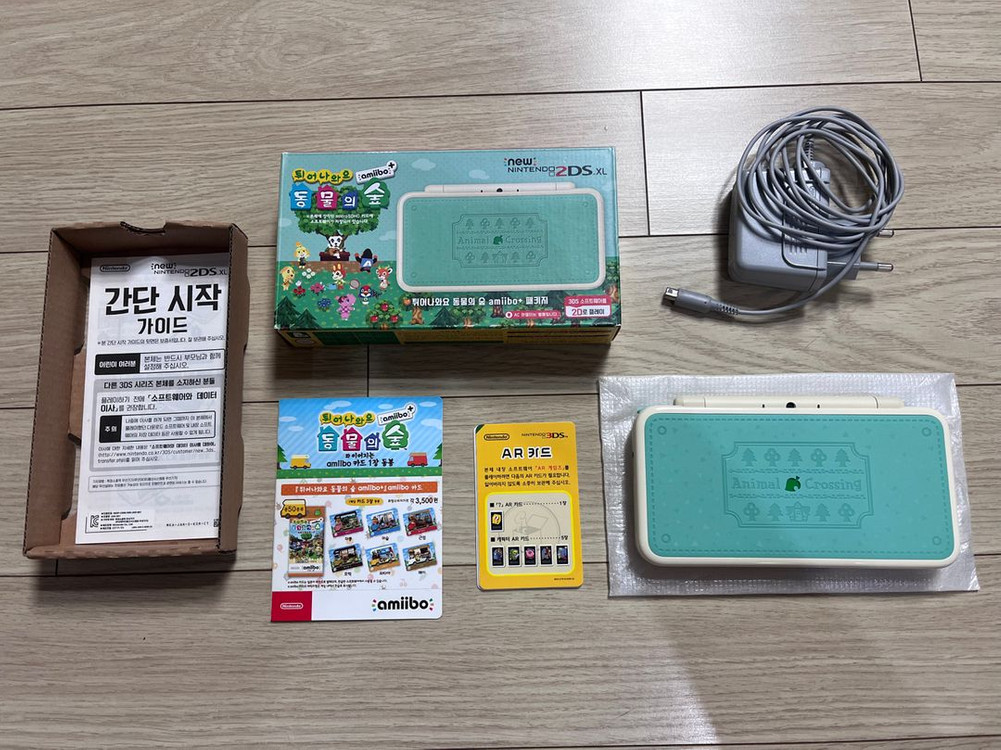 뉴 닌텐도 2ds xl - 튀어나와요 동물의숲 에디션 - 튀동숲 + DL 리듬세상 더 베스트 플러스 이미지