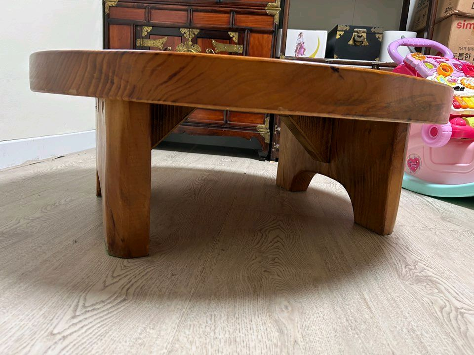 [경북 의성] 통나무 원목 테이블--1