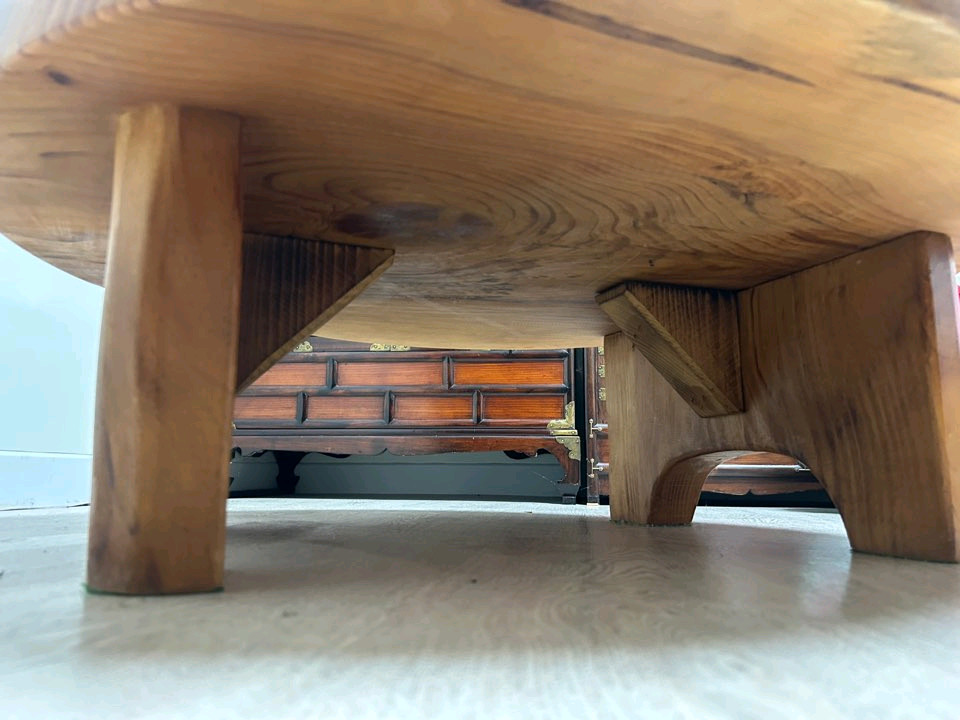 [경북 의성] 통나무 원목 테이블--2