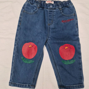 베베드피노 튤립데님 기모바지 100사이즈 판매합니다