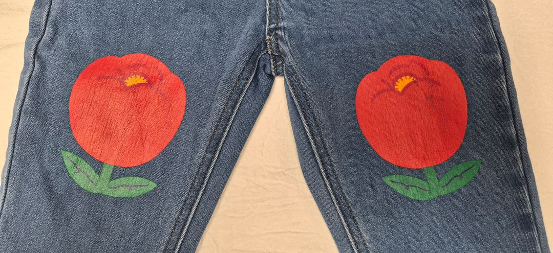 베베드피노 튤립데님 기모바지 100사이즈 판매합니다--3