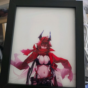 개봉품 ) 니케 아크릴 조명 액자 레드후드