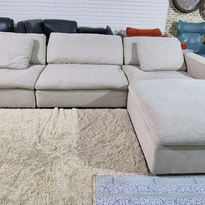 까사미아 캄포 클래식 4인 소파+오토만(드라이세탁완료)