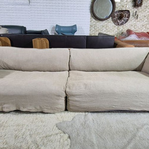 쎄덱 리넨4인 내장제 구스 소파쇼파(커버세탁완료)