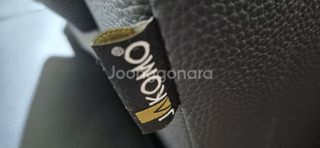 자코모 루셀 슈렁큰 천연 통가죽 3.5인 소파+스툴--9