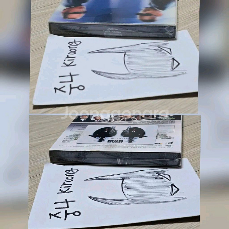 맨인블랙 1,2 스틸북 렌티큘러 한정판 블루레이 김치DVD(미개봉)--6