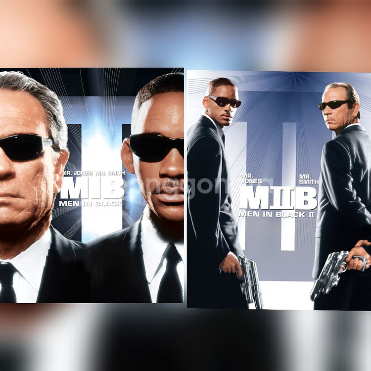 맨인블랙 1,2 스틸북 렌티큘러 한정판 블루레이 김치DVD(미개봉)--7