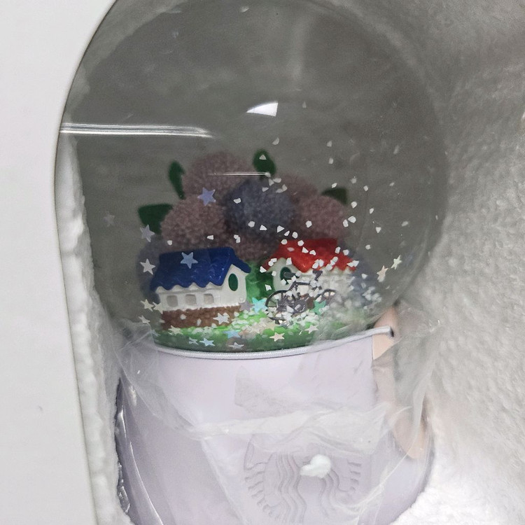 스타벅스 스노우볼 제주 수국 MD 새상품 이미지