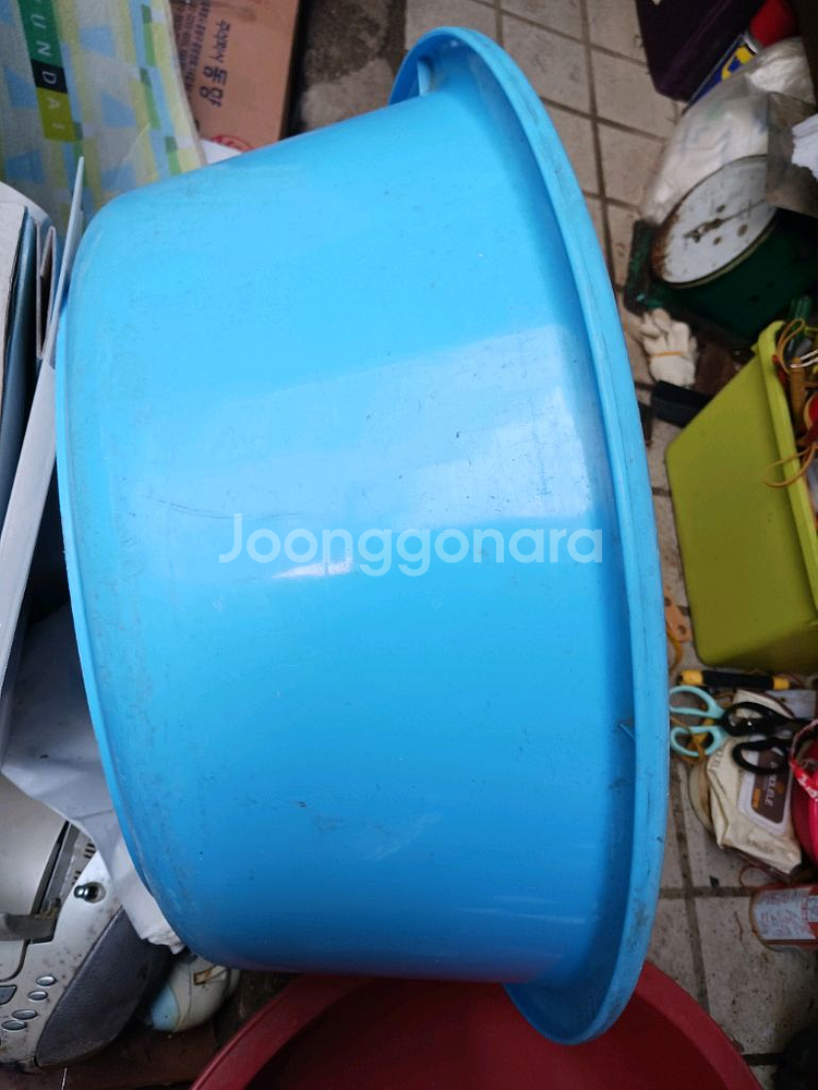 테이핑 플라스틱 다라이 총3개--1