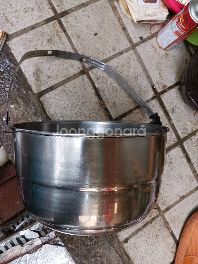 스텐 들통 20*30--0