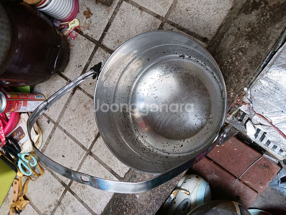 스텐 들통 20*30--1