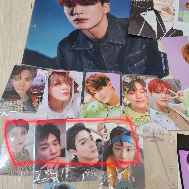 엔시티 제노 일괄!)포토카드 포카 캔디랩 레조넌스 시그 바인더인덱스 드림--1