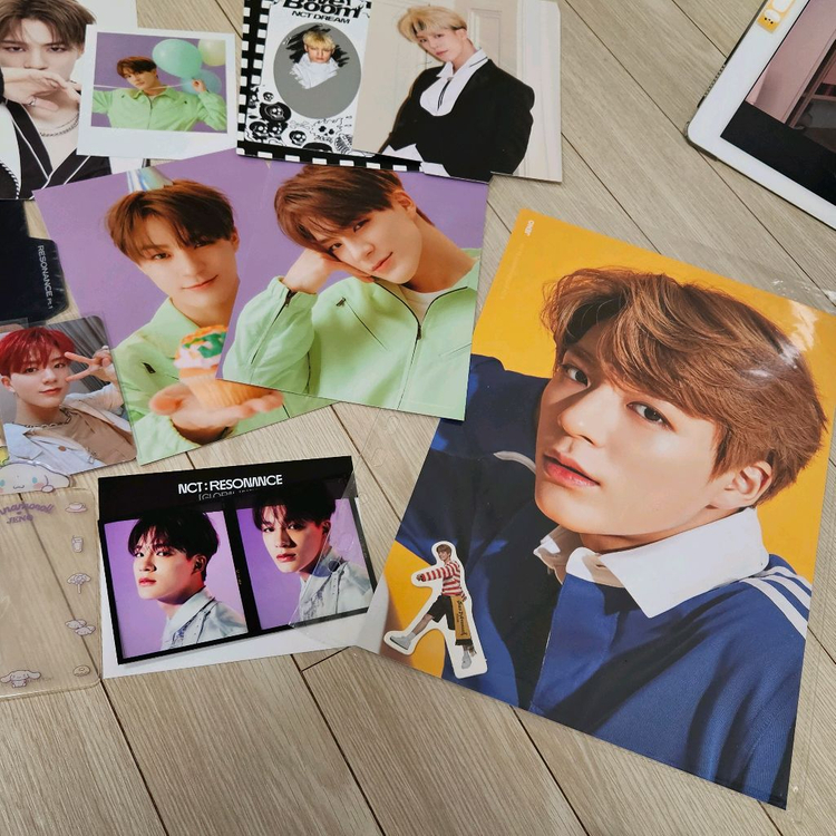 엔시티 제노 일괄!)포토카드 포카 캔디랩 레조넌스 시그 바인더인덱스 드림--4