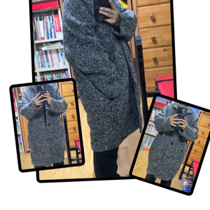 정품 이자벨마랑 오버핏 트위드 코트 55~66