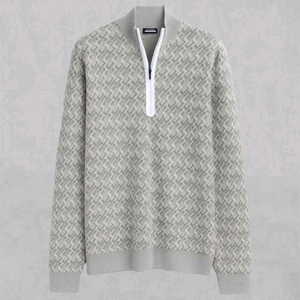 제이린드버그 남성 골프 하프 집업 니트 스웨터