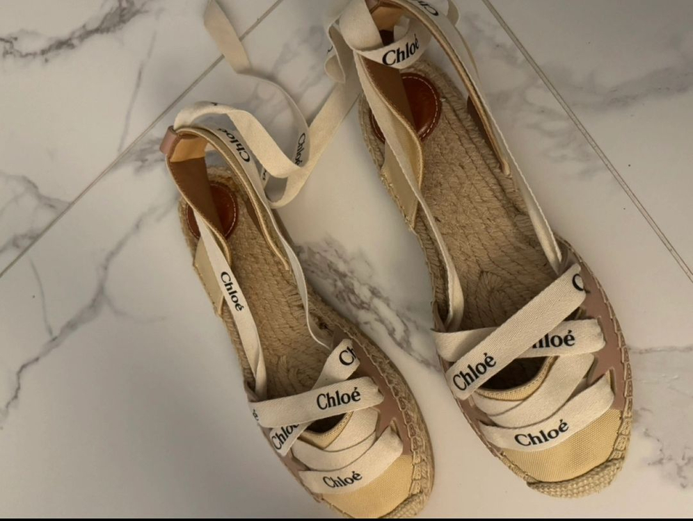 끌로에 로렌 레이스업 에스파드리유--1