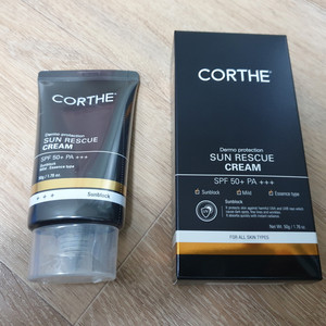 코르테 더모 프로텍션 선 레스큐 크림 유기 자외선차단제
