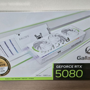 미개봉) 만리 RTX 5080 화이트 가야르도 갈라도 새제품 (무상AS 3년)