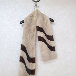 휘메일 컬러 블록 통밍크 머플러