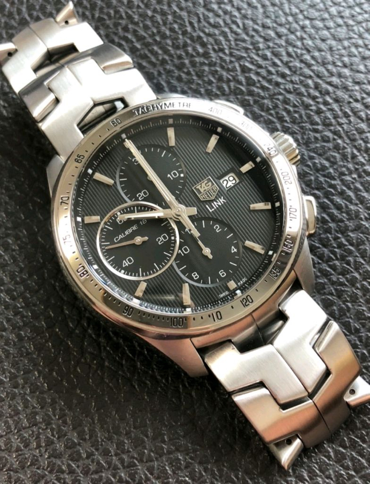 테그호이이 링크 크로노 + 스위스 큐빅와치 와인더 세트 이미지