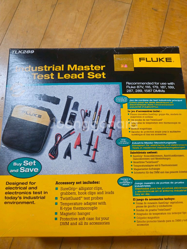 새상품)플루크 fluke TLK289 산업용 테스트 리드 세트--0