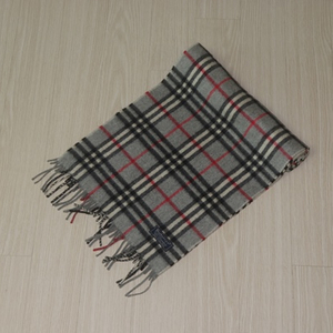 (머플러)823. 버버리/그레이 체크머플러