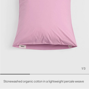 tekla mallow pink (멜로우핑크) 베개 커버 새상품 2개가격임