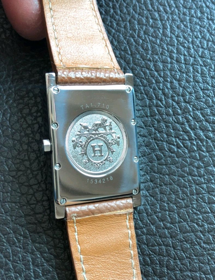 에르메스 탠덤 남자용 쿼츠시계 이미지