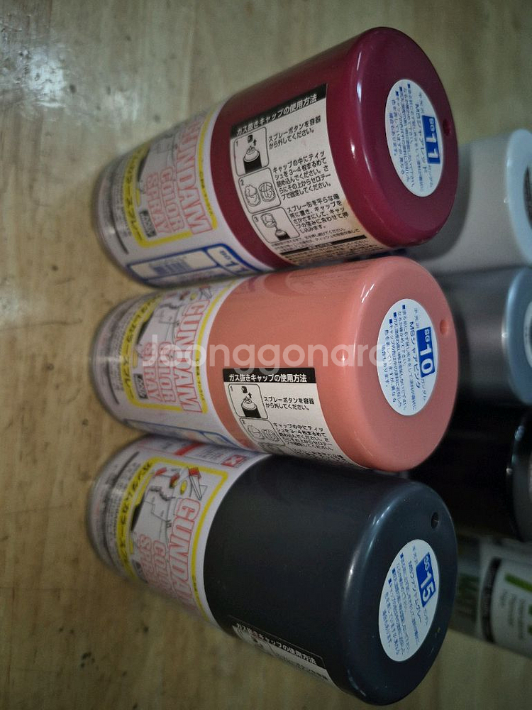 *일괄판매*프라모델전용(중고사용품)타미야외11종~스프레이페인트*헤이리영웅--3