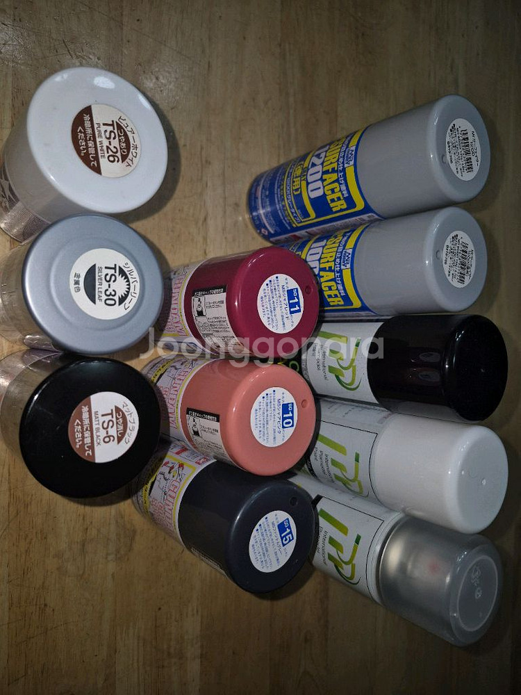 *일괄판매*프라모델전용(중고사용품)타미야외11종~스프레이페인트*헤이리영웅--5