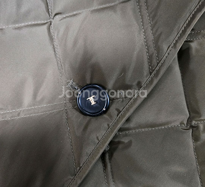 코듀로이 칼라 퀼팅 구스점퍼 55--5