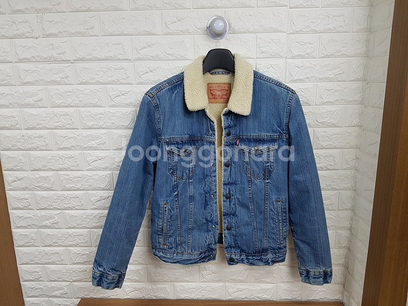 리바이스 양털 청자켓 남성95M (셰르파 트러커 재킷)--0