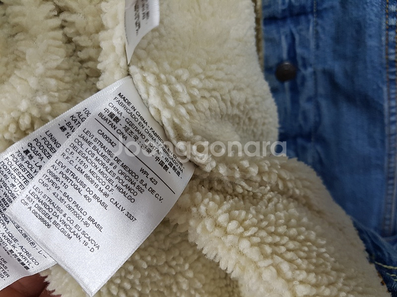 리바이스 양털 청자켓 남성95M (셰르파 트러커 재킷)--2