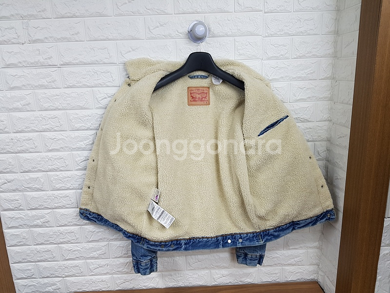 리바이스 양털 청자켓 남성95M (셰르파 트러커 재킷)--5