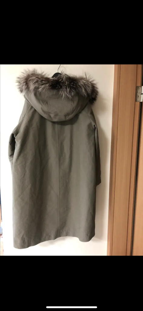 코오롱 에피그램 폭스 덕다운 투웨이 후드 야상패딩 다운 점퍼 자켓 코트--7