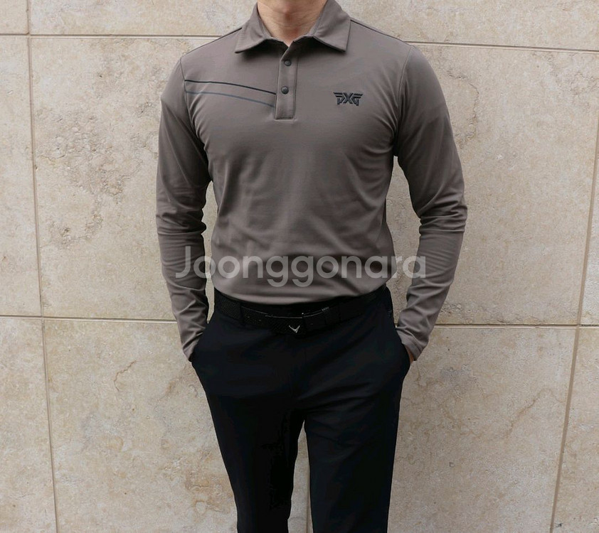 pxg 남성 골프 기모 티셔츠--2