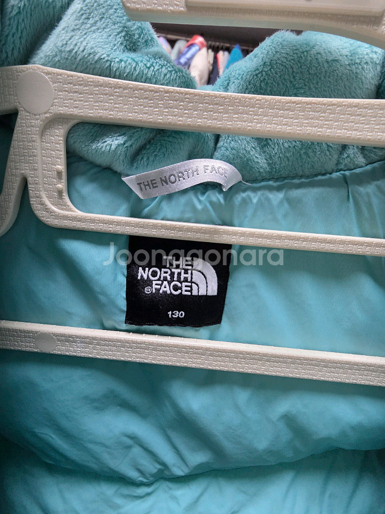 노스페이스 롱패딩 민트 130--1