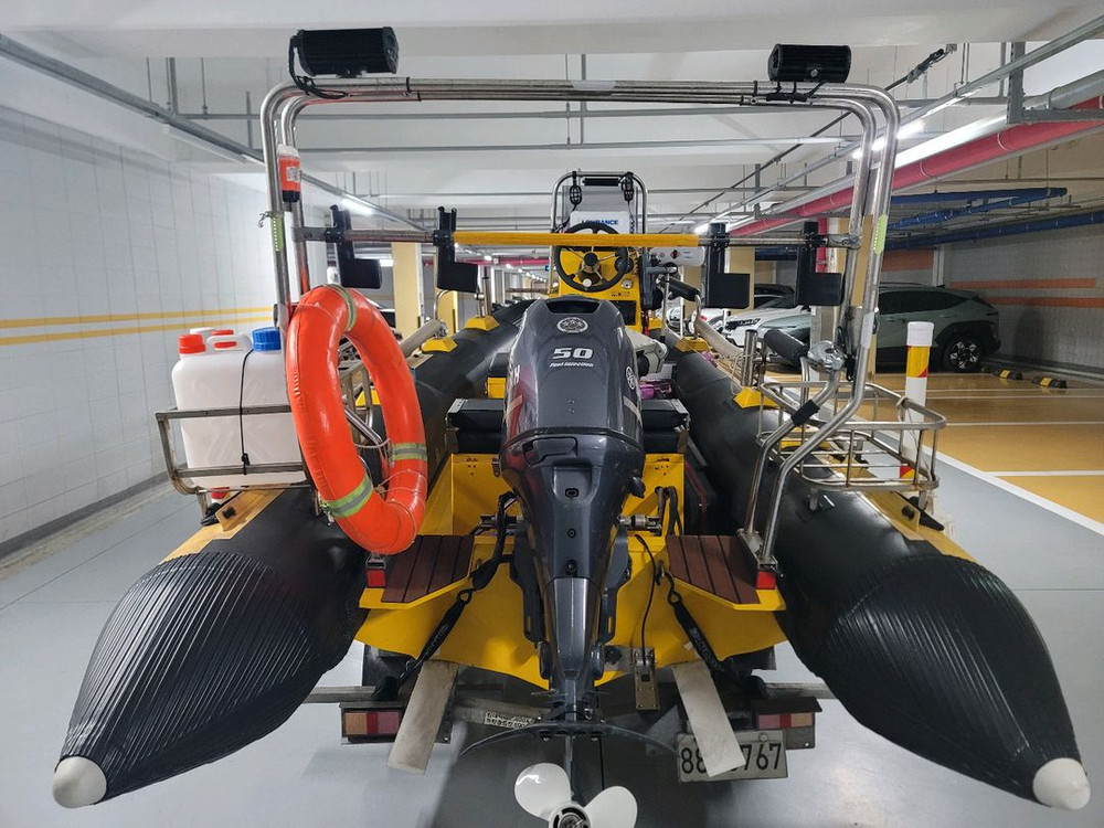 퍼시픽 콤비보트 450 와이드 풀옵션 야마하4사이클 50마력 판매(가격내림) 이미지