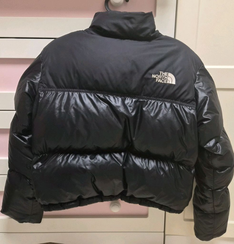 정품)노스페이스 화이트라벨 눕시 다운 자켓 리얼블랙 85(S)--1