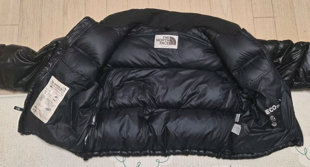 정품)노스페이스 화이트라벨 눕시 다운 자켓 리얼블랙 85(S)--3