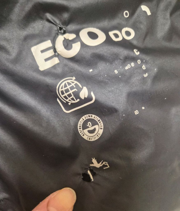 정품)노스페이스 화이트라벨 눕시 다운 자켓 리얼블랙 85(S)--4