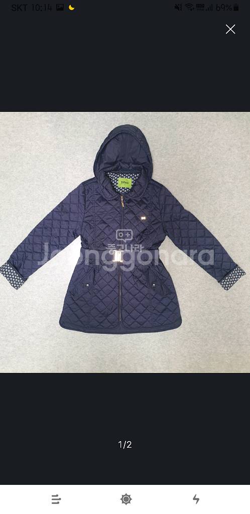 (155) [프랜치캣 계열사] 티파니키즈 퀼팅점퍼--0