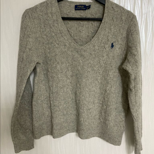 폴로 브이넥 니트정품 L사이즈