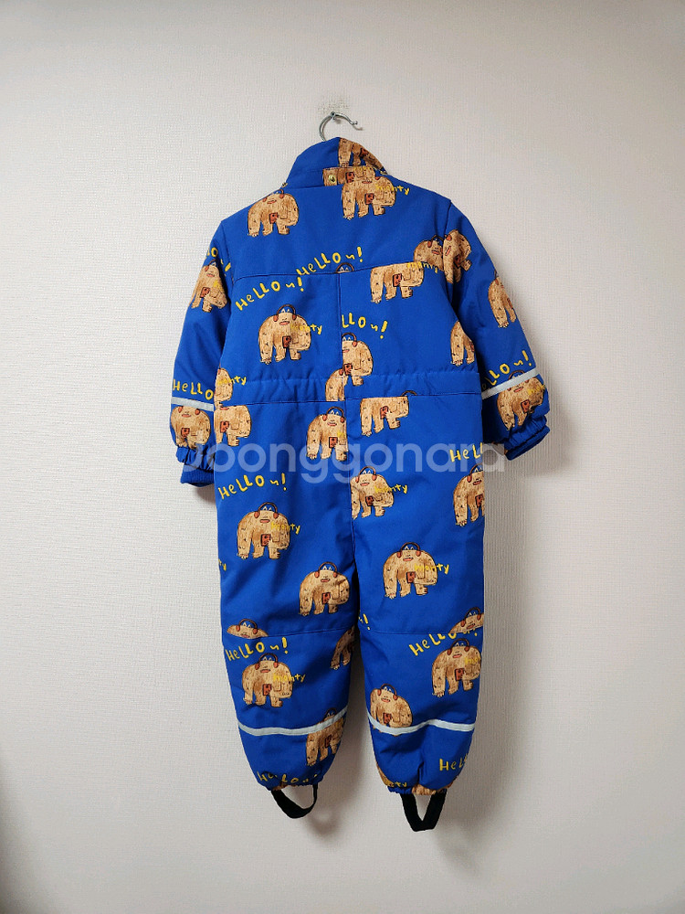 3T 4T pimpollo 파랑색 올인원 스키복--1